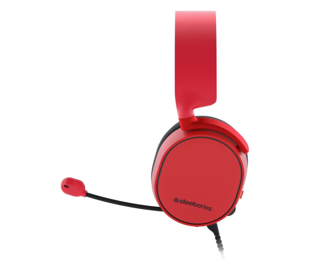 SteelSeries Arctis 3 Czerwone - 385684 - zdjęcie 3